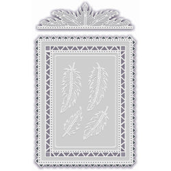 Sweet Dixie SD Frame Set Borders and Feathers Sweet Dixie Cutting Die - SDD579 - Lilly Grace Crafts