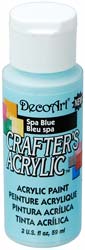 DecoArt Spa Blue Crafters Acrylic 2oz - CLDCA114-2OZ - Lilly Grace Crafts