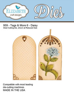 Elizabeth Craft Designs Tags & More 6 - Daisy - ECD959 - Lilly Grace Crafts