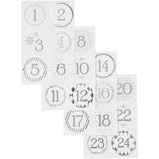 Creativ Advent Number stickers - CLCV28458 - Lilly Grace Crafts