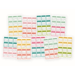 Pukka Pads Mini Monthly Calendar Stickers - PP10179 - Lilly Grace Crafts