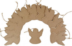 Country Love Crafts Flat ornament Angel 2 party Pack of 12 - CLP1131 - Lilly Grace Crafts