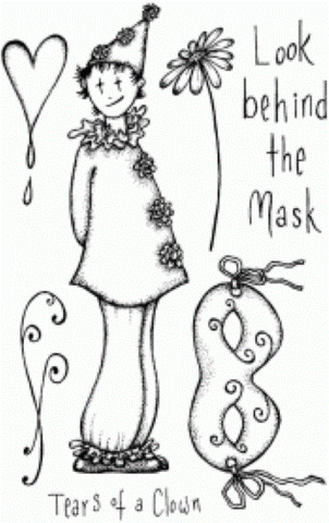 Lindsay Mason Designs LM A6 Behind The Mask Clear Stamp - CICSA6028 - Lilly Grace Crafts